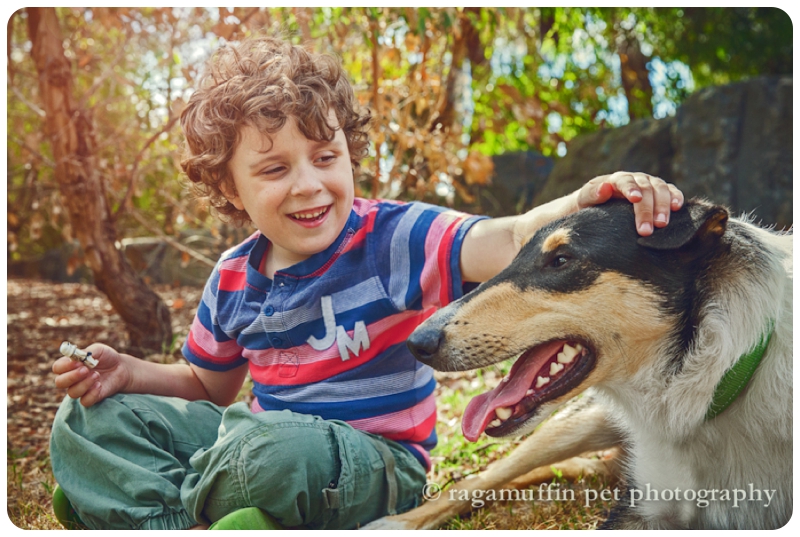 Dog and Child Photography Melbourne