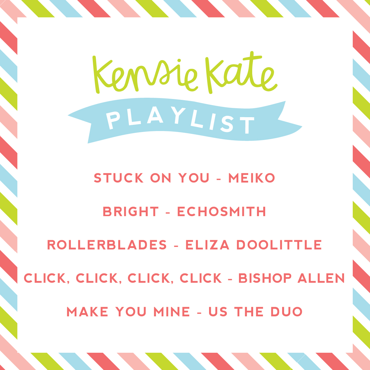 kensie kate playlist | click to listen