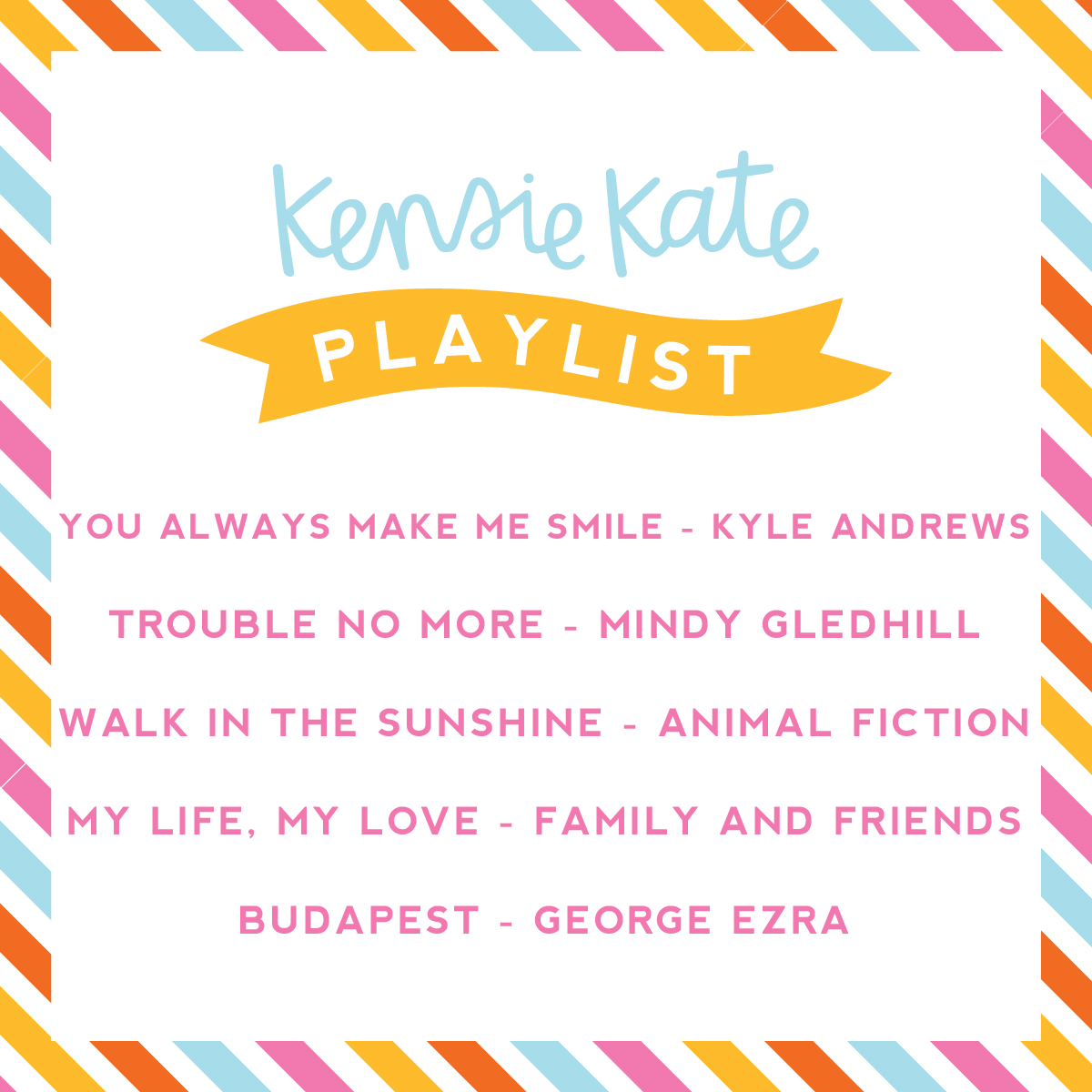 kensie kate playlist | click to listen