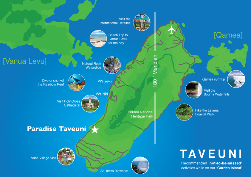 Taveuni Activities Map