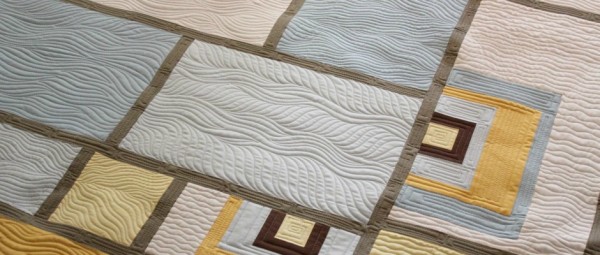 Squares And Waves Quilt