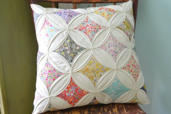 Cathedral Window Pillow