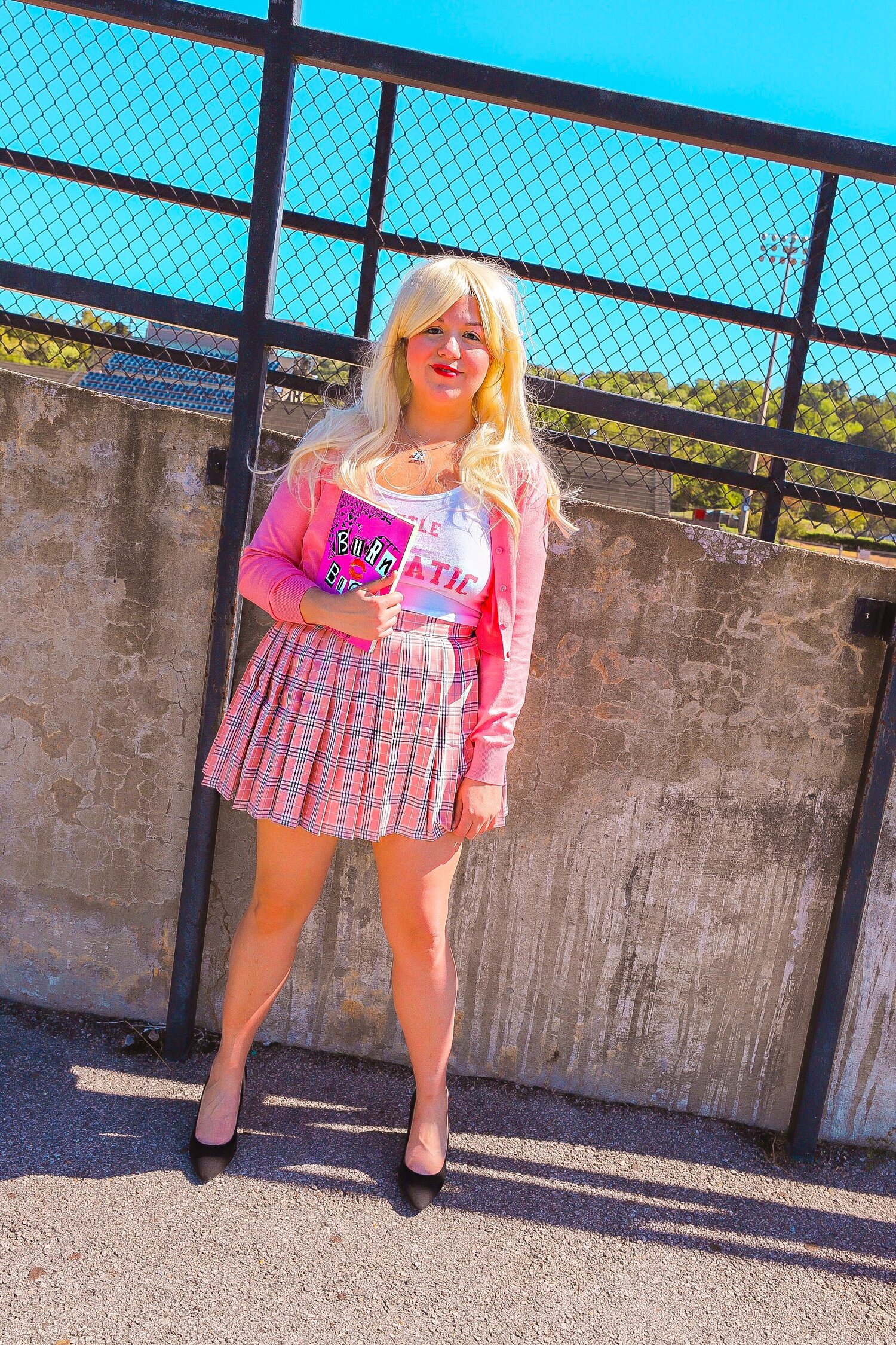DIY Regina George Mean Girls Costume using Thrifted Clothes and Rit DyeMore  