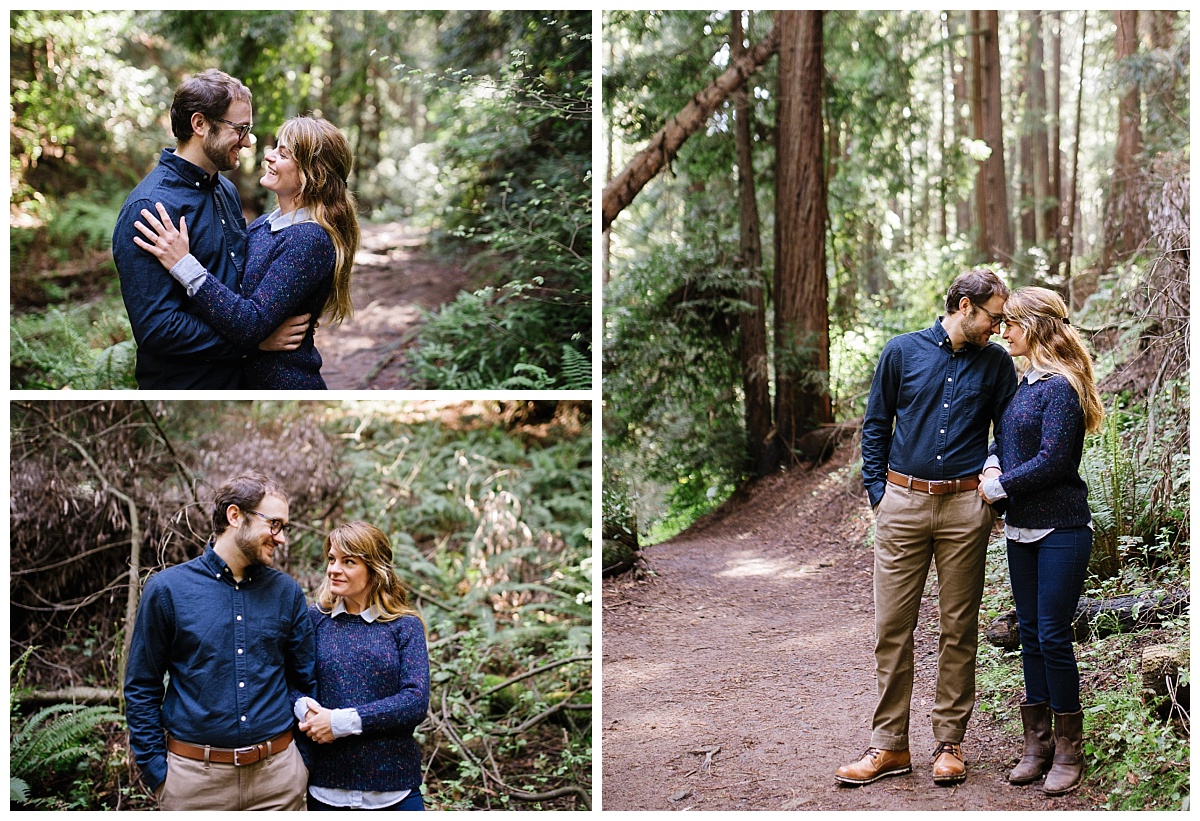 blue,chelsea dier photography,dier photography,engagament,green,oakland,redwoods engagement,