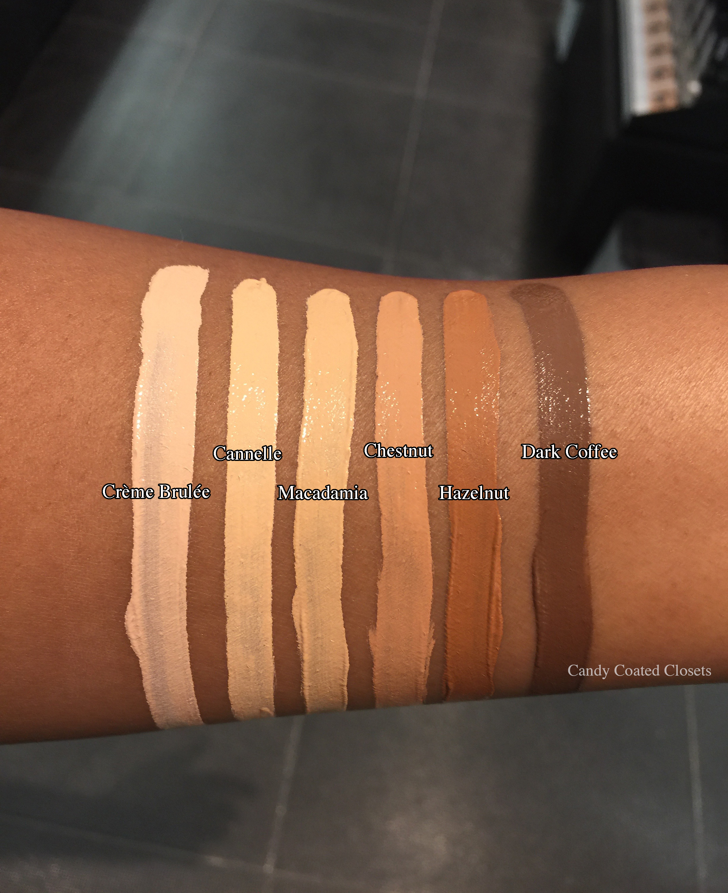 NARS Radiant Creamy Concealer Review, Swatches & Photos – Crème Brulée, Cannelle, Macadamia, Chestnut, Amande, Cafe, Cacao & Dark Coffee — Candy Coated Closets