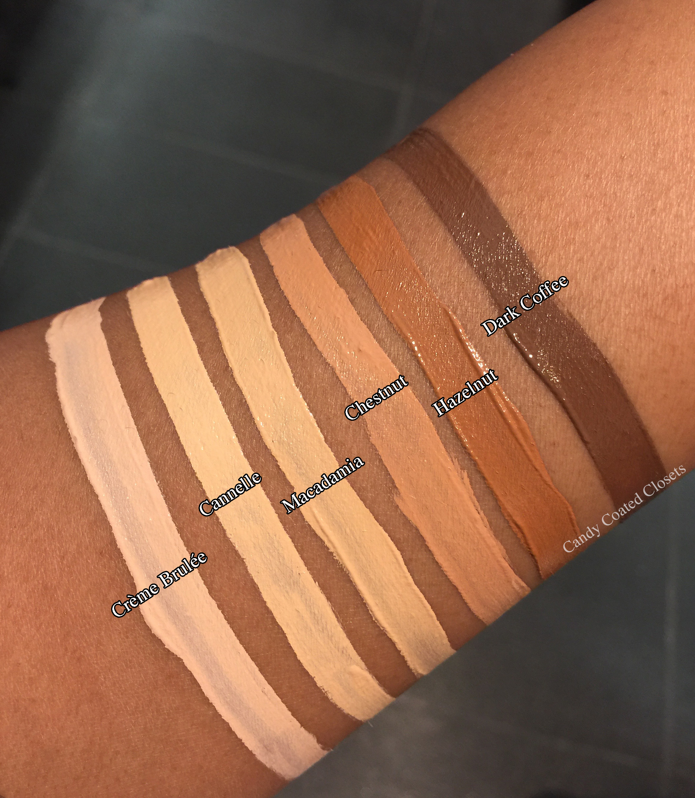 NARS Radiant Creamy Concealer Review, Swatches & Photos – Crème Brulée, Cannelle, Macadamia, Chestnut, Amande, Cafe, Cacao & Dark Coffee — Candy Coated Closets
