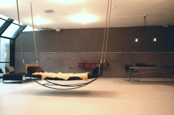 Leather+Link+Hammock+&+furniture+by+Jim+Zivic