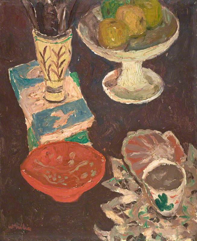 Gillies, William George, 1898-1973; Still Life with Penguin Books