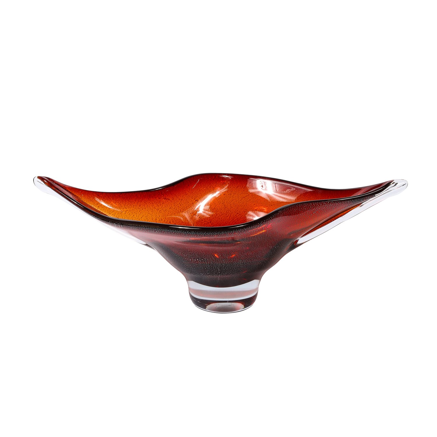 Red Glass Bowl
