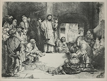 Rembrant, Jesus Preaching; 'La Tombe'.jpg