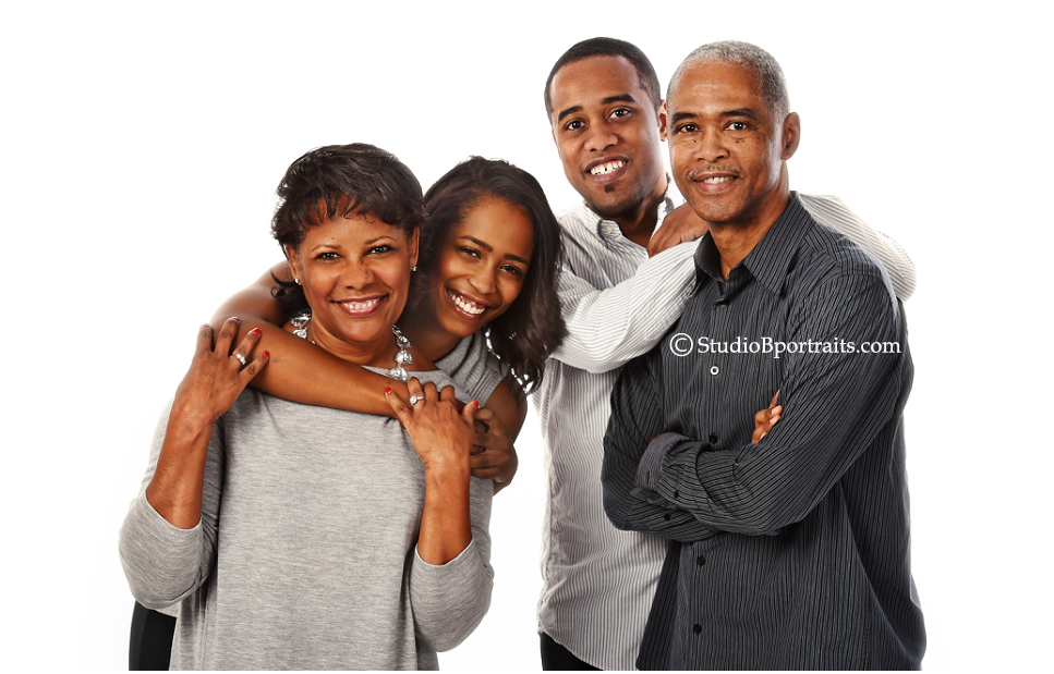 Family photo shoot in the studio with African American family for Pine Lake Family Dentistry_0249.jpg