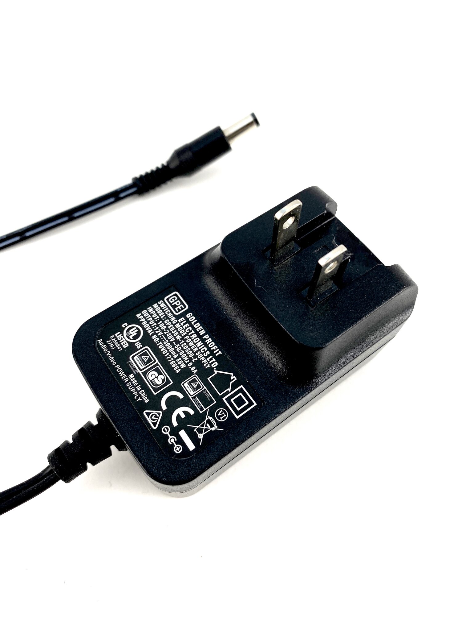 iCP4NA 12V/36W Replacement Power Adapter — iConnectivity