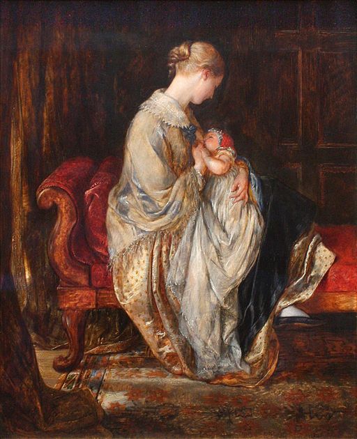 The Young Mother by Charles West Cope