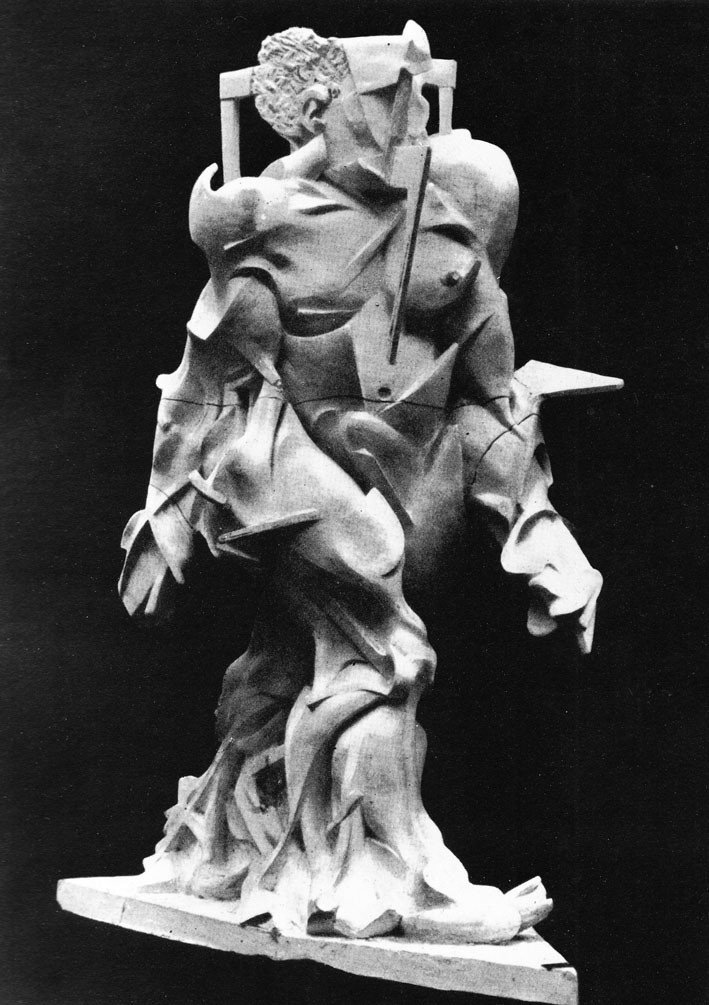 Umberto Boccioni, Synthesis of Human Dynamism, 1913, destroyed.