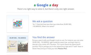 A Google a Day game