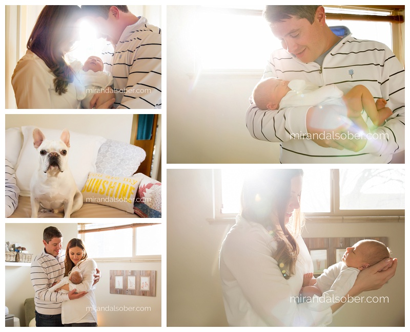 denver newborn photographer, Miranda L. Sober Photography, in-home lifestyle newborn session