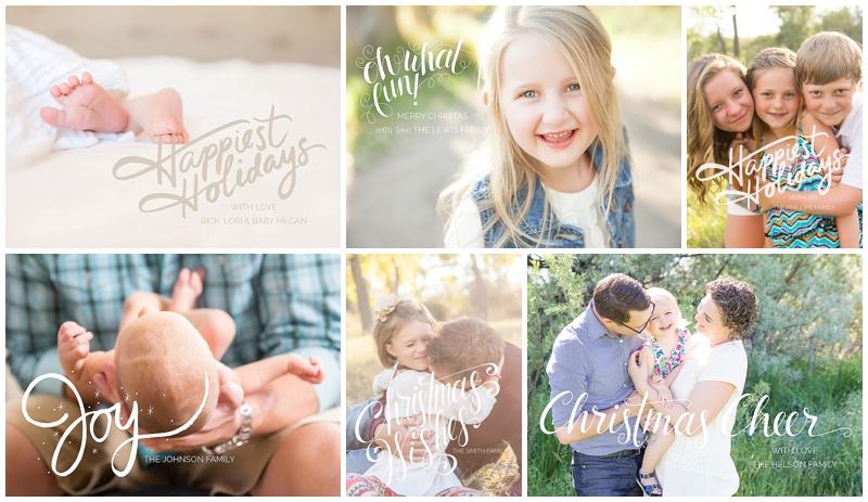 2015 holiday cards, Miranda L. Sober, Fort Collins family photographer
