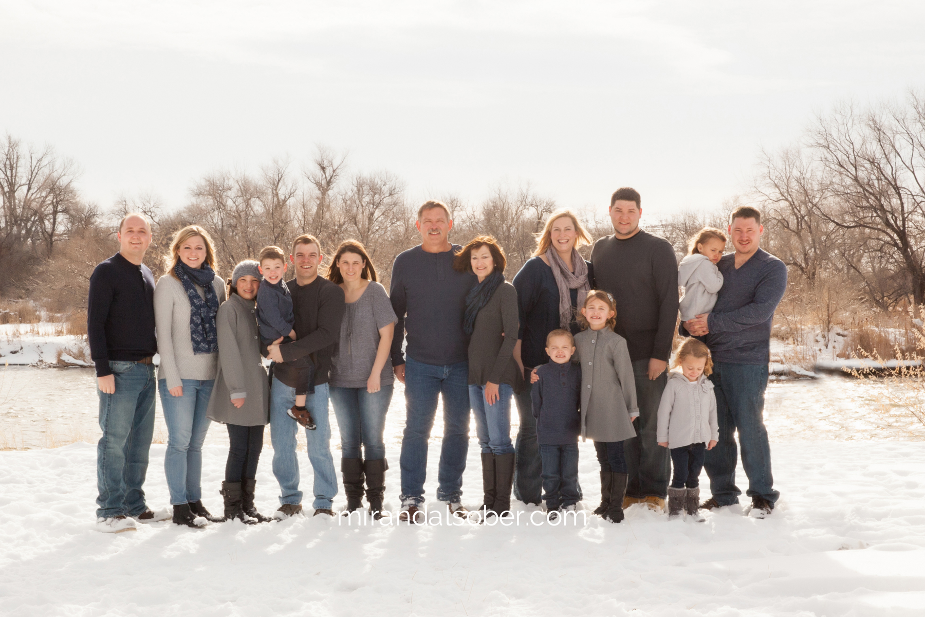 Family photographer Fort Collins, Miranda L. Sober Photography, winter family photos