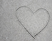 love sign nature photography heart in the sand valentines day decor wall art photography black and white art 4x6 5x7 6x8 8x10 8x11 10x15