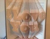 Book Folding Pattern for "I Love You" +FREE TUTORIAL