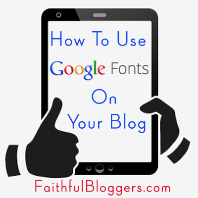 How To Use Google Fonts