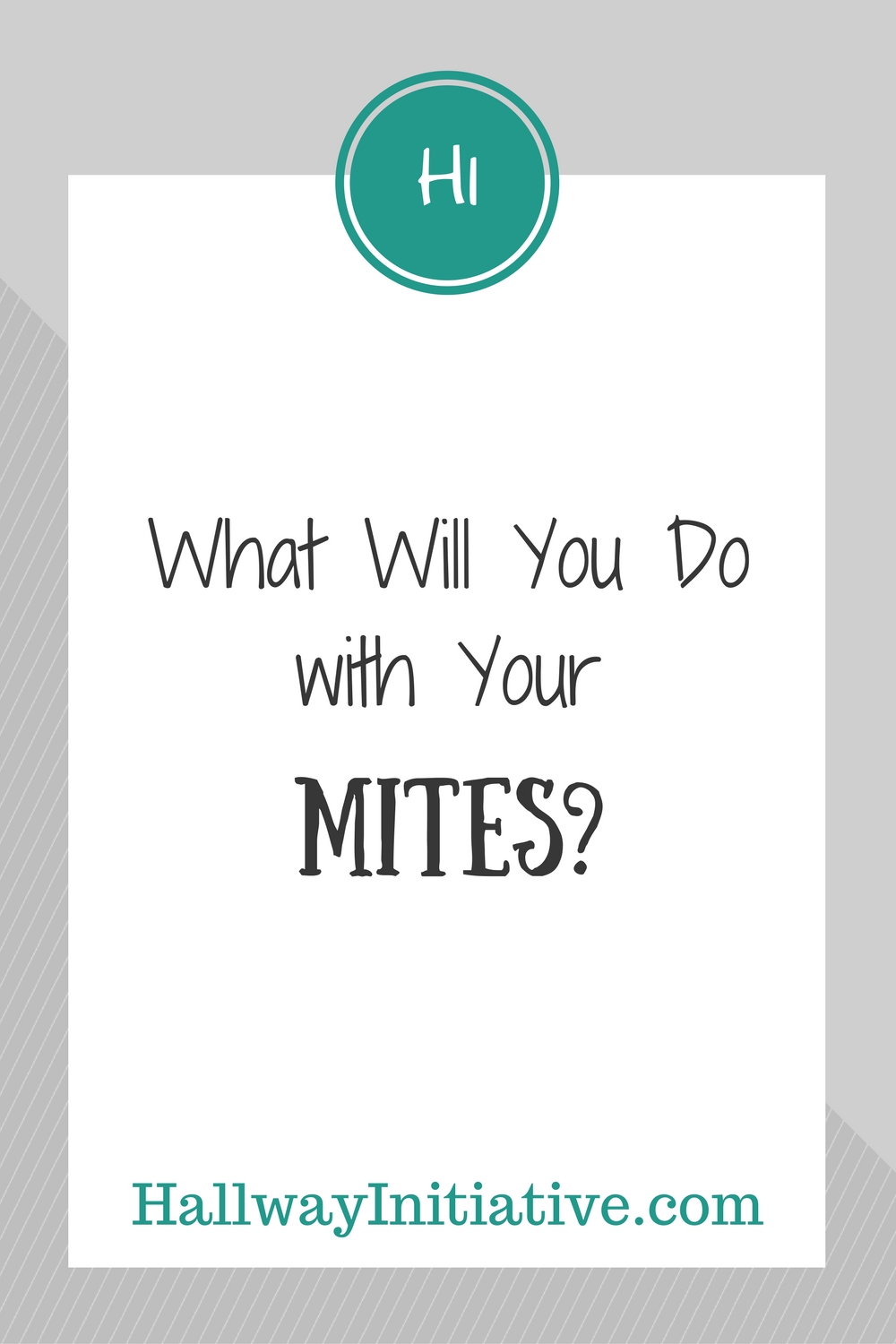 What will you do with your mites?
