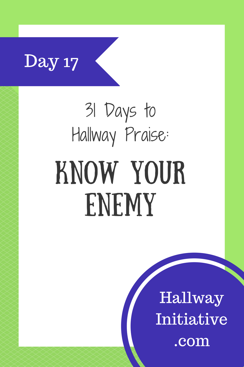 Day 17: know your enemy