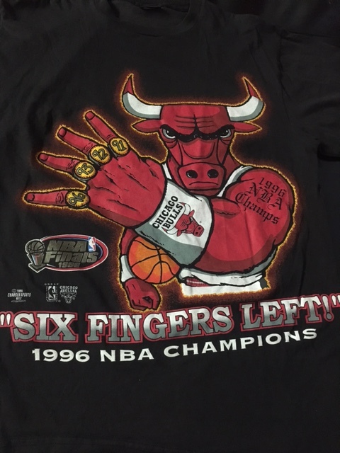 1996 Chicago Bulls Championship T-Shirt 