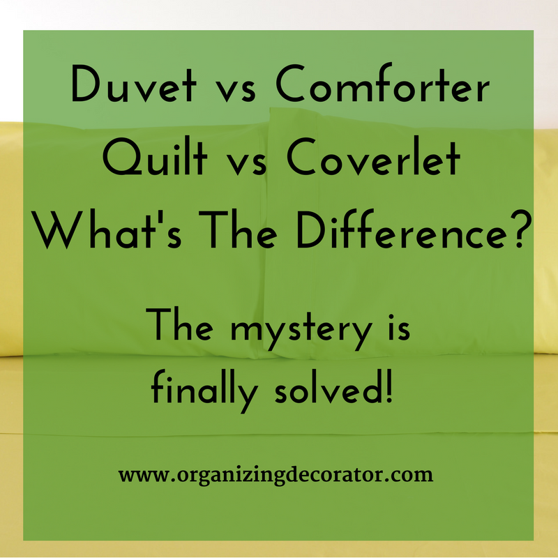What Is The Difference Between A Duvet And A Comforter The