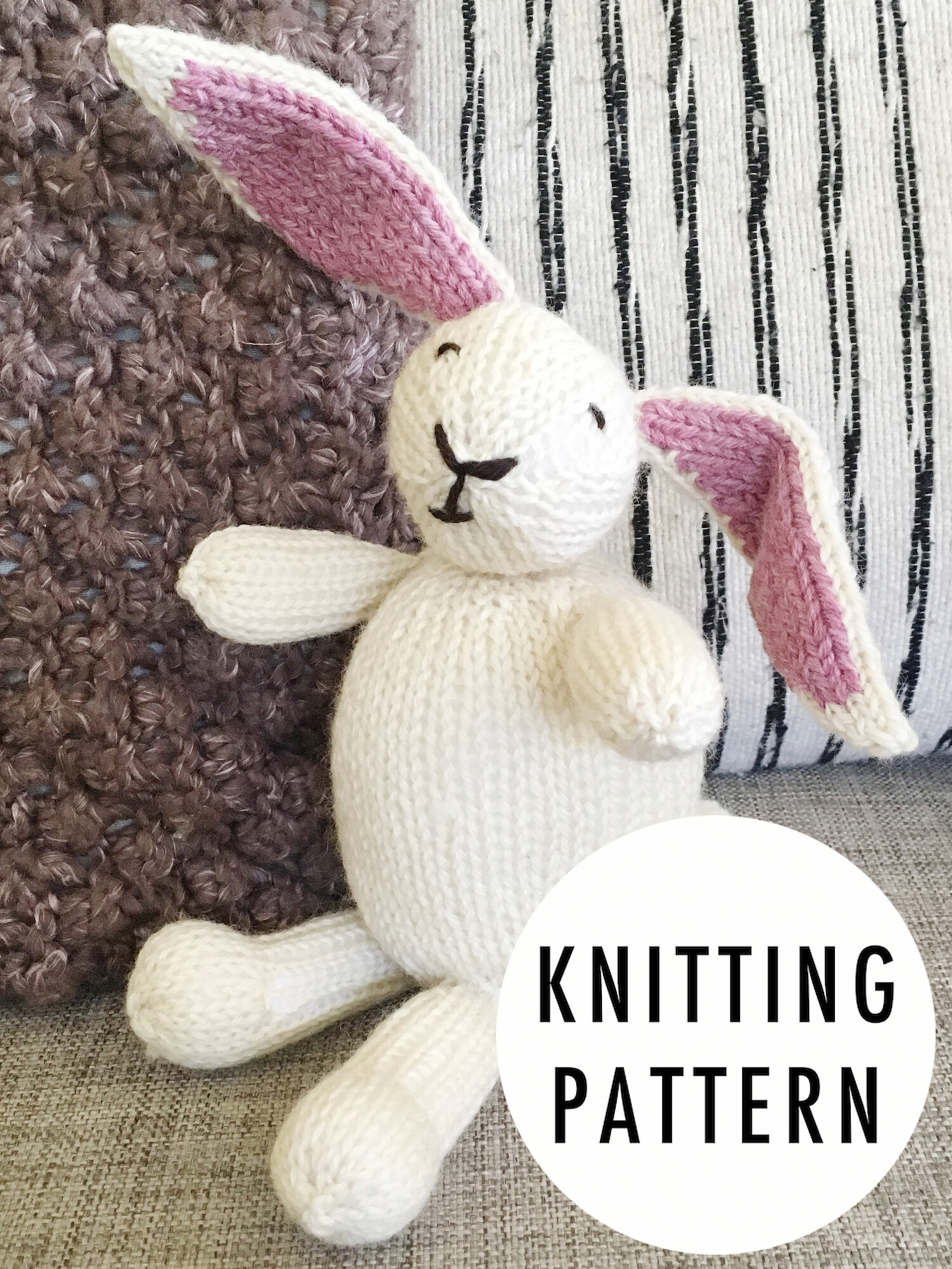 Pattern rabbit.Isaevatoys rabbit knitting master class.
