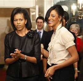 Sarah Jones and Michelle Obama
