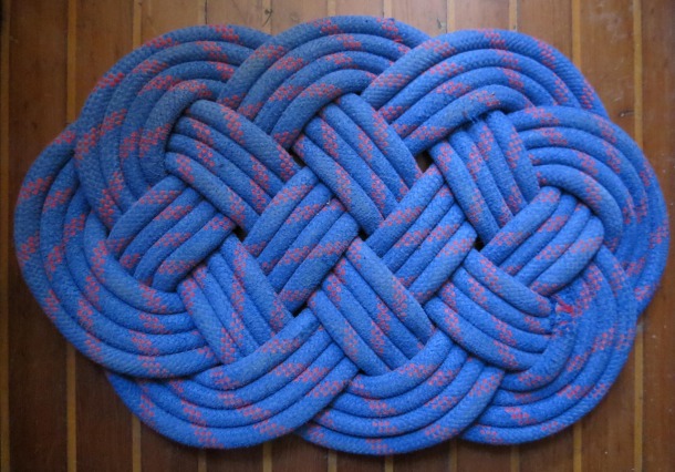 The Blue View: Recycling Old Line into Ocean Plait Mats — Just a 