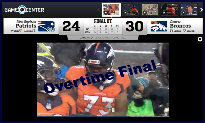 final of the broncos patriots game