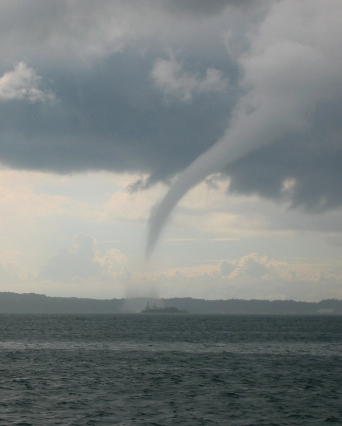 waterspout in panama
