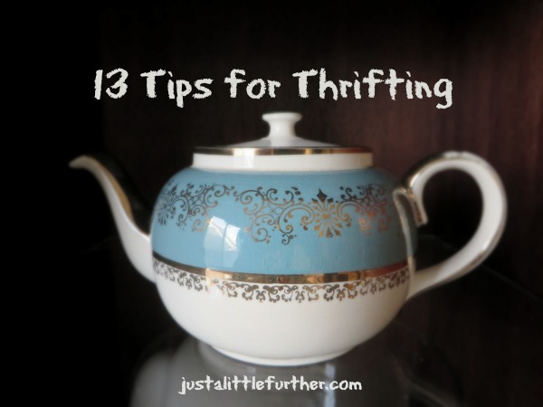13 tips for thrifting