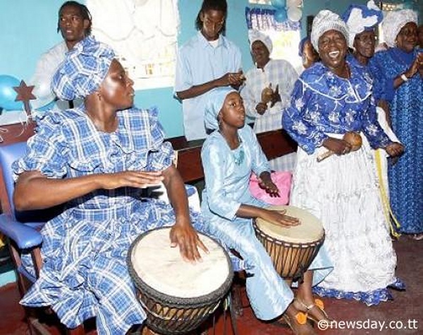 shouter baptists drumming and singing