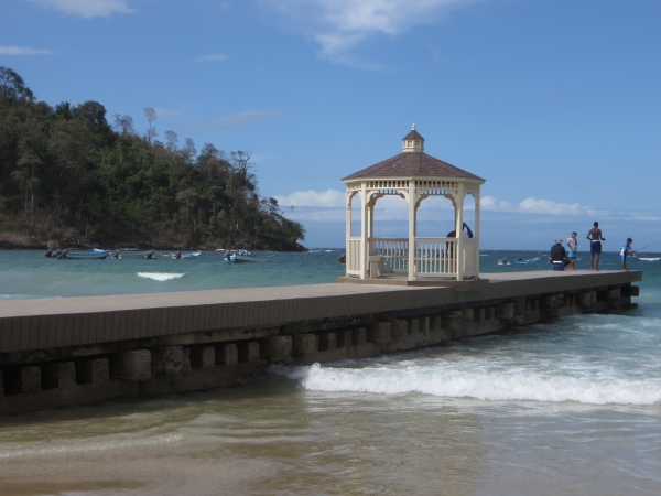 maracas beach gazebo in trinidad