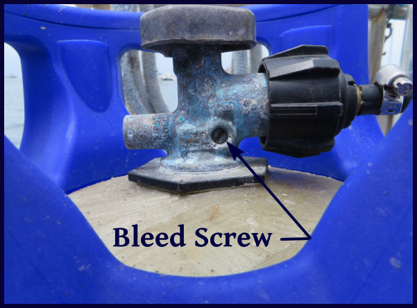 bleed screw