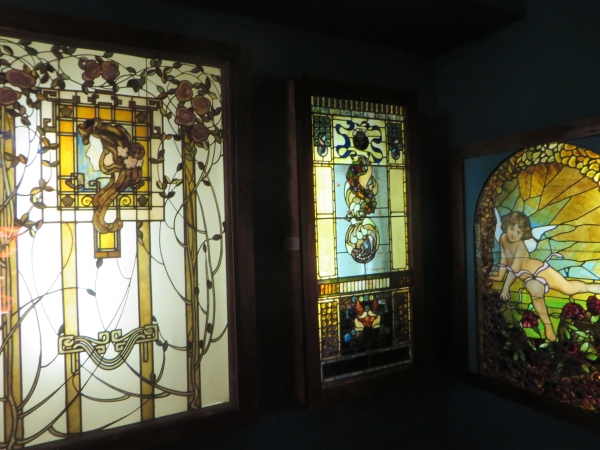 stained glass, lightner museum, st. augustine, florida