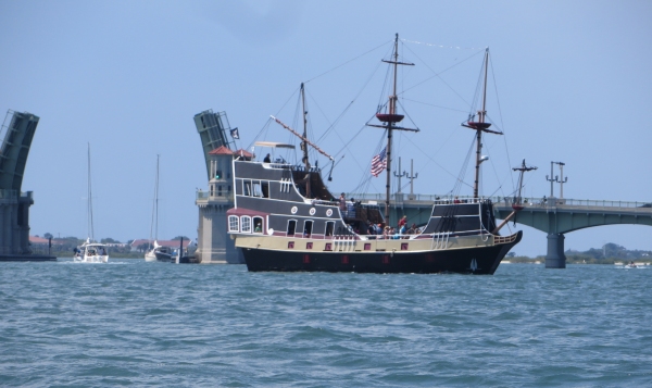 pirate ship in st. augustine, florida