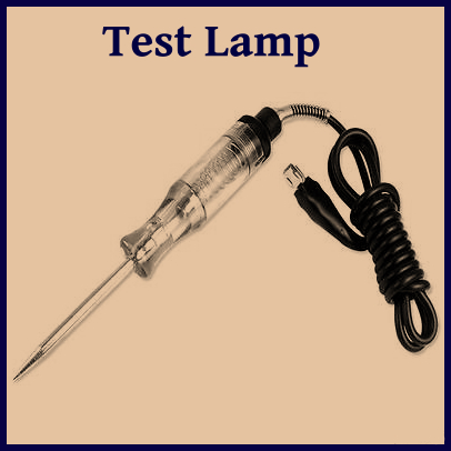 test lamp