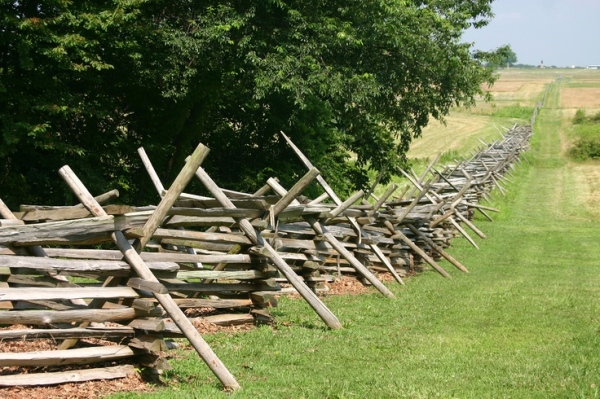 split rail fences