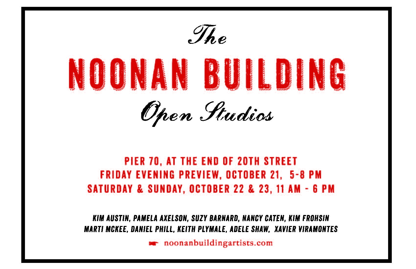 Noonan Building Open Studios