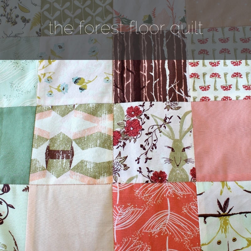 quilt made using Forest Floor fabrics - by Kaija Rantakari / paperiaarre.com