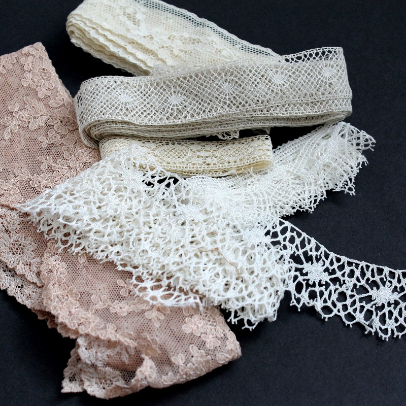 a selection from my vintage lace collection - paperiaarre.com