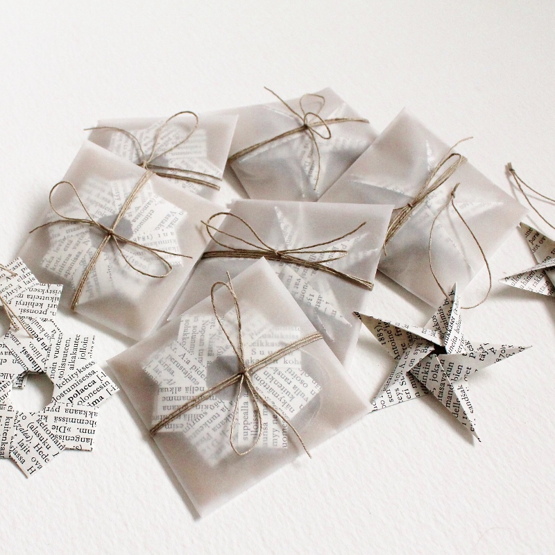 Make It Handmade: Almost Origami Ornament Stars-- With Delia Creates