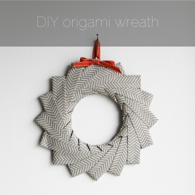DIY origami wreath tutorial — paperiaarre