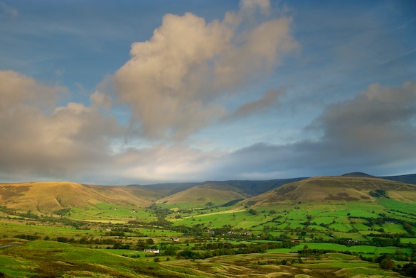 Edale Valley at sunrise