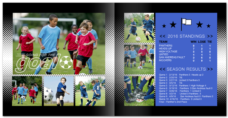 soccer team sport photo book mixbook