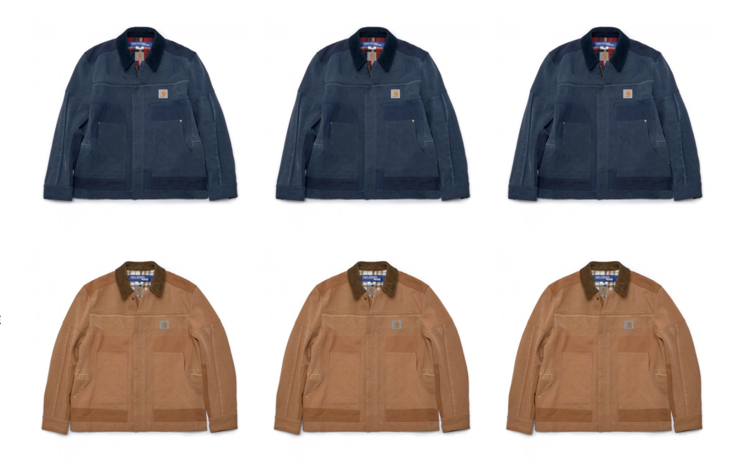 Junya Watanabe MAN and Carhartt releases first items from it's 